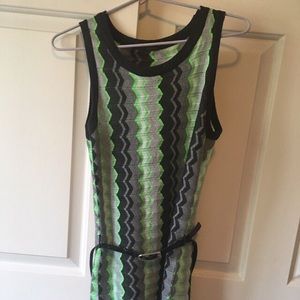 60s/70s inspired soft stretch knit mini dress